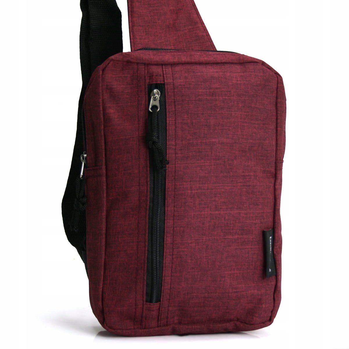 Bellugio Nylon Schoudertas - Bordo