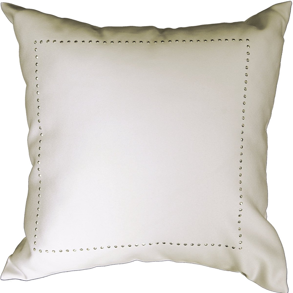 Glamour Decoratieve Kussenhoezen 45x45 cm - Beige met Strass