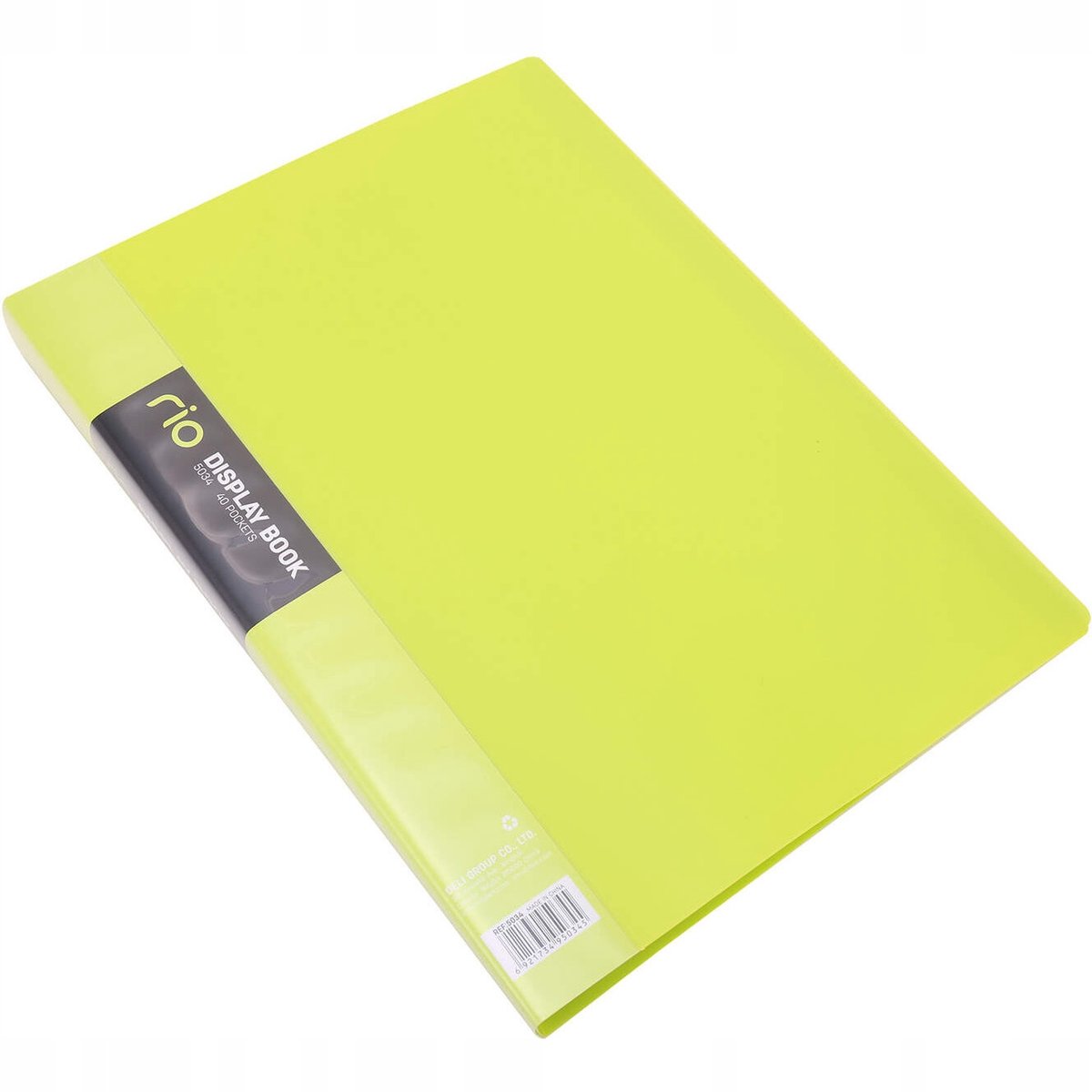 Deli RIO A4 Presentatiealbum, 40 Hoesjes, Groen