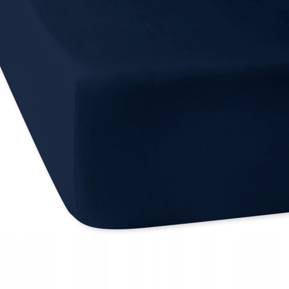 Satijnlaken met elastiek 180x200cm - Navy Blauw