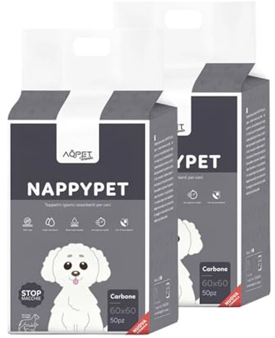 100 Stück PIPI Matten für Hunde 33 × 45 cm, Welpen Unterlagen