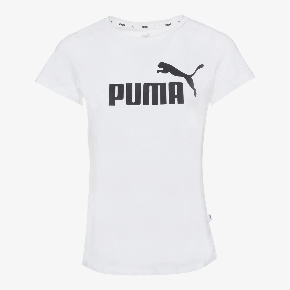 Puma ESS Logo Tee Damessshirt Wit
