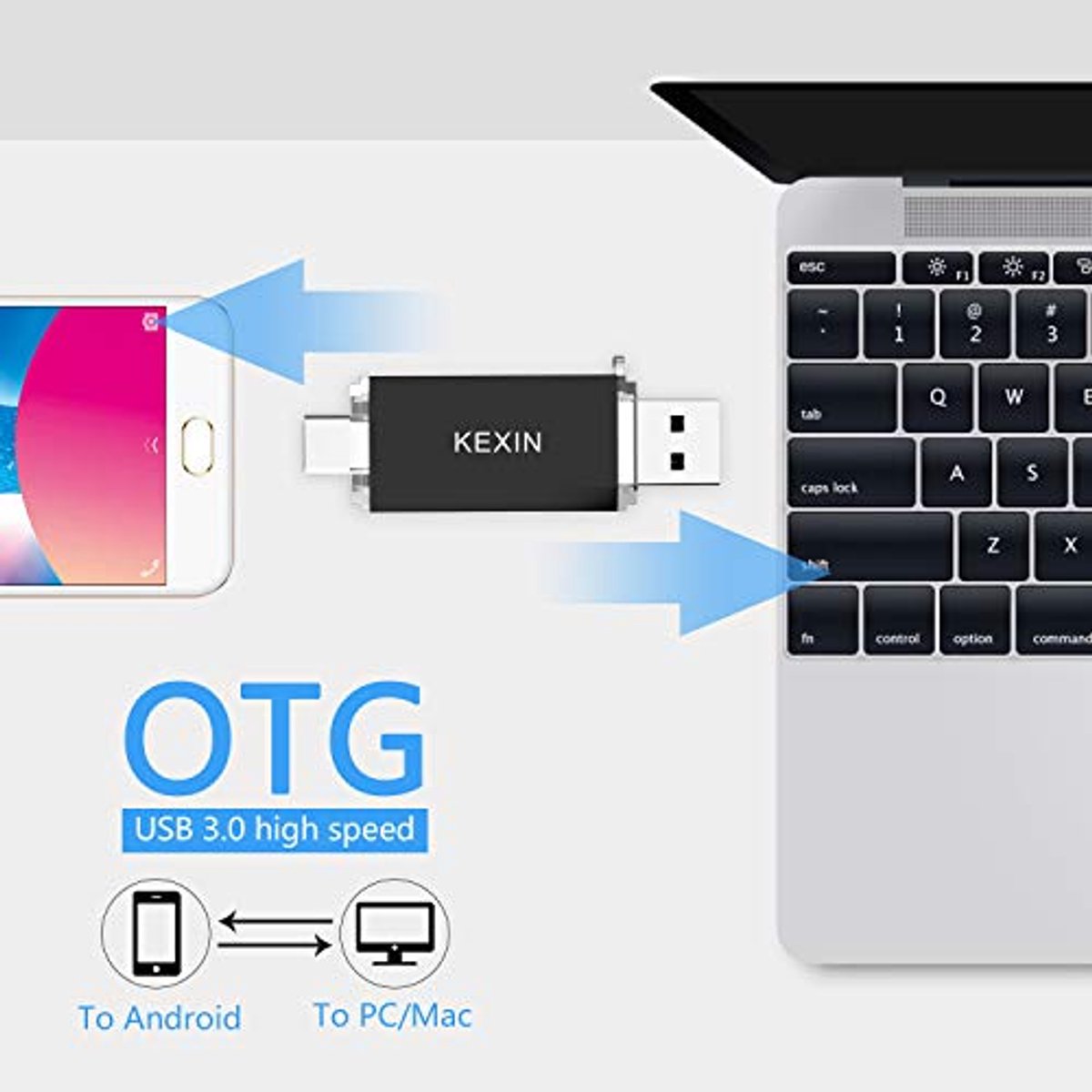 256 GB USB C Flash Drive USB 3.0 Geheugenstick voor Android Smartphones