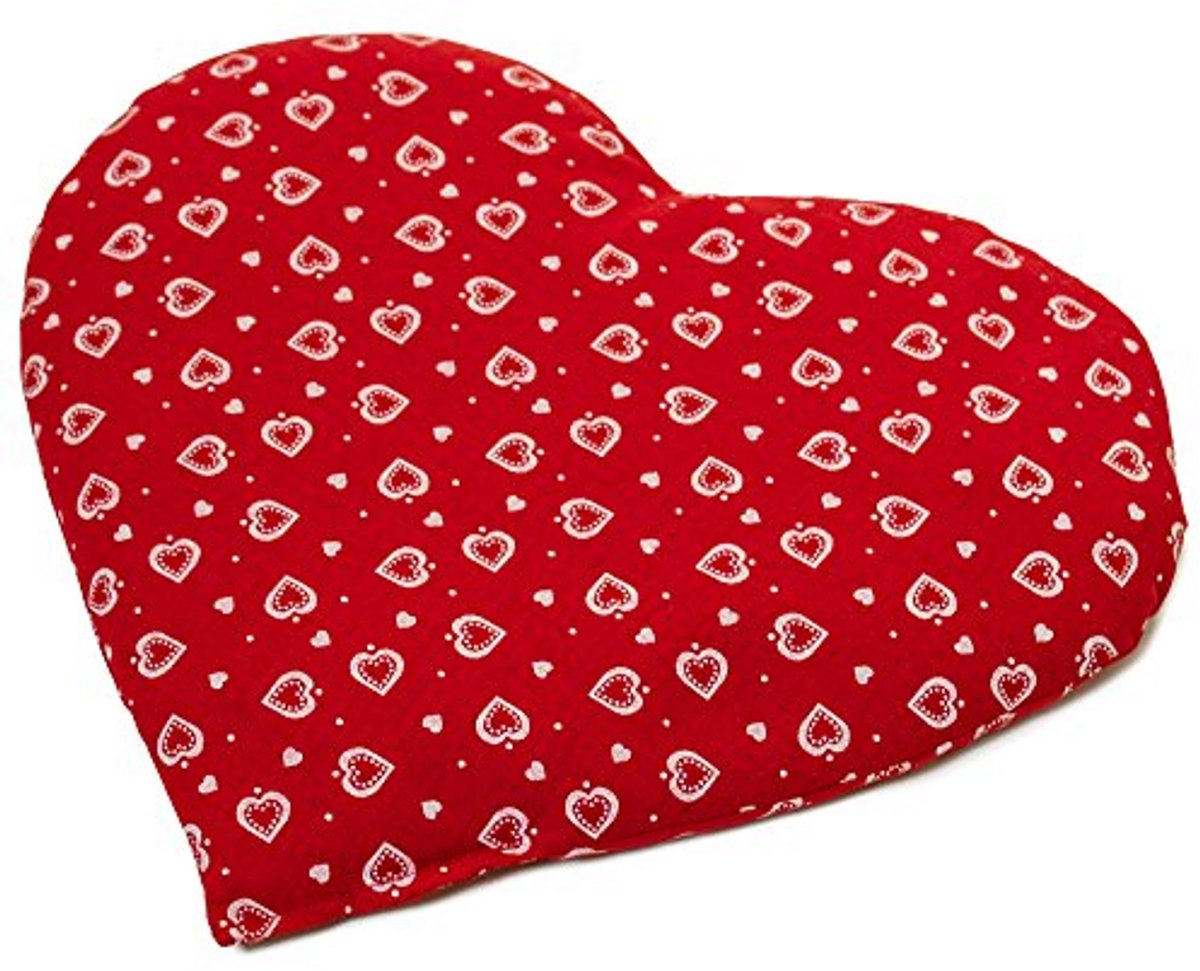 Hartvormig Warmtekussen - 30x25cm - Ideaal voor Ontspanning en Cadeaus