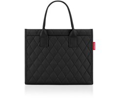 Reisenthel Daily Shopper Business Werktas - Shopper - Laptopvak 17" - 14 L - Rhombus Black Zwart