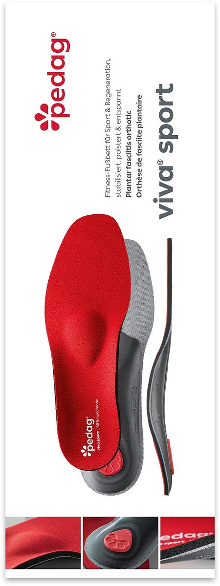 Pedag viva sport | Inlegzolen | Schokdemping | Ontlast gewrichten | Maat: 36 t/m 48
