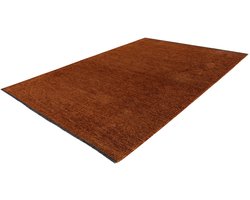 Batucci Roma Vloerkleed - Modern - Antislip - Koper Brons - Hoogwaardige Kwaliteit - Vouwbaar en Praktisch