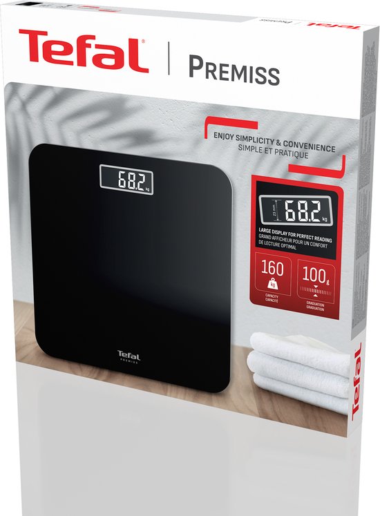Tefal Premiss PP1800 - Personenweegschaal - Digitaal - Max. 160 kg