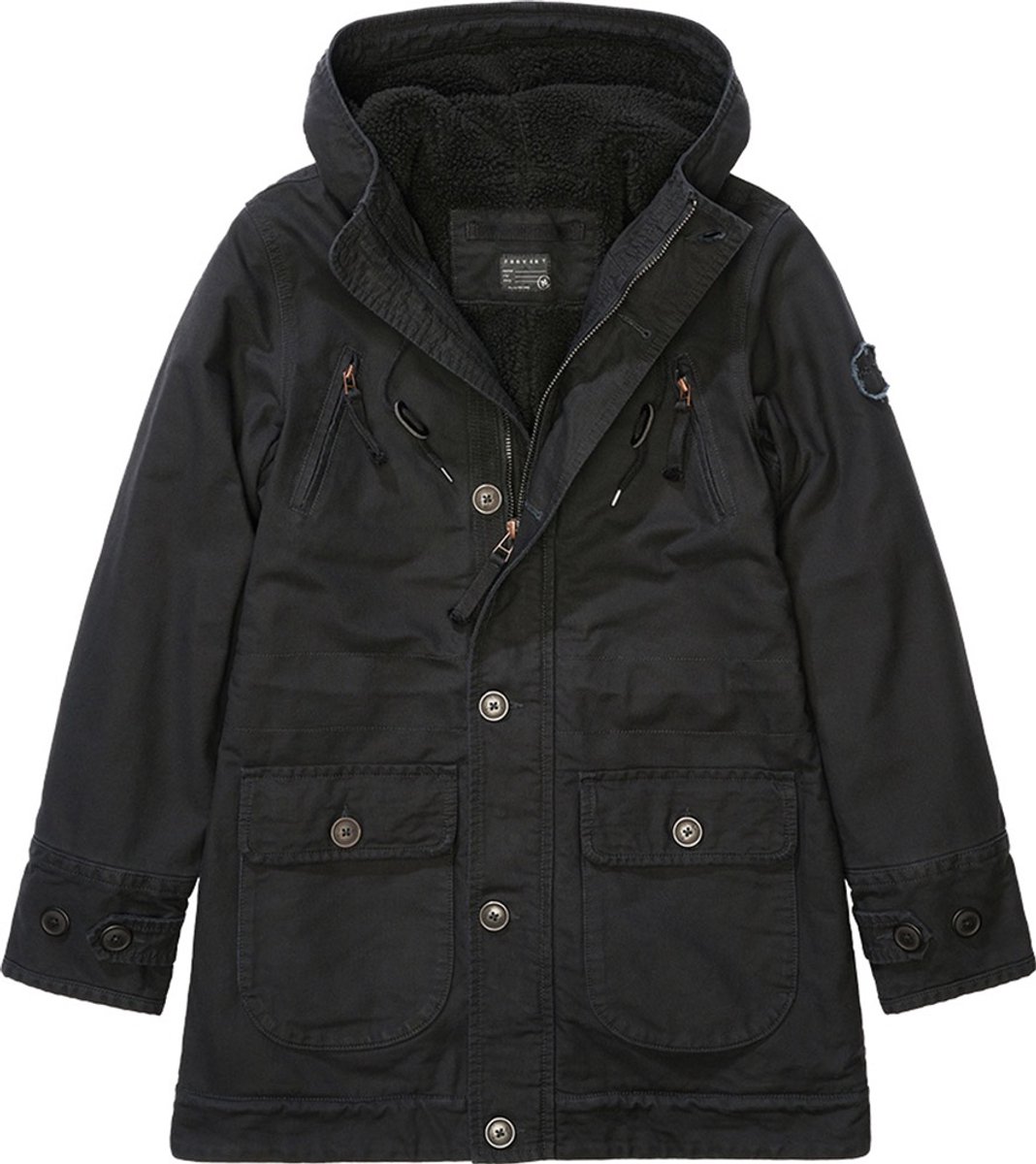 Forvert - Fiss Parka jas - M - Zwart