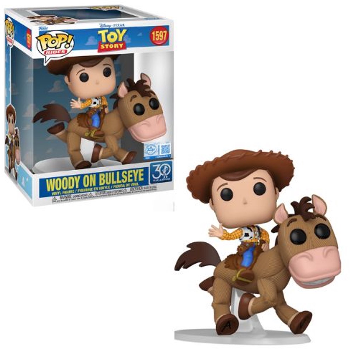 Funko Pop! Rides: Toy Story 30th Anniversary - Woody on Bullseye #1597 Funko Exclusive