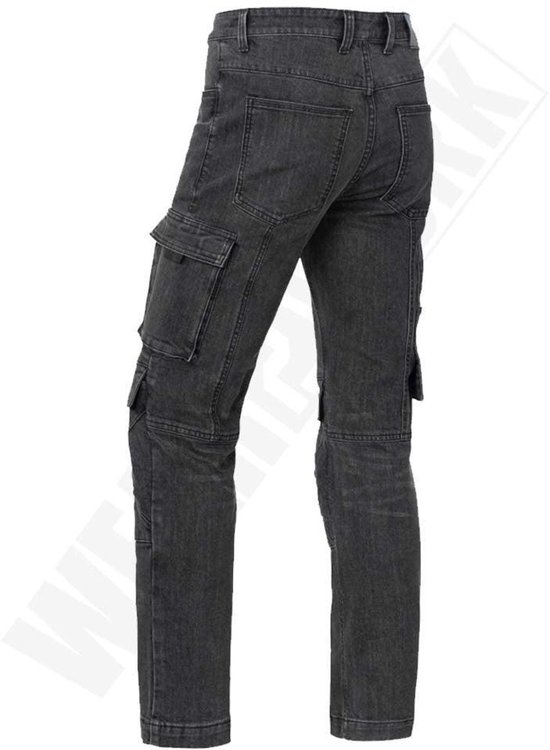 Pantalon de travail homme - jeans - travailleur - Rick - denim stretch noir - taille 40/34