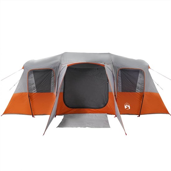 vidaXL - Tunneltent - 16-persoons - waterdicht - grijs van Vidaxl — afbeelding 5
