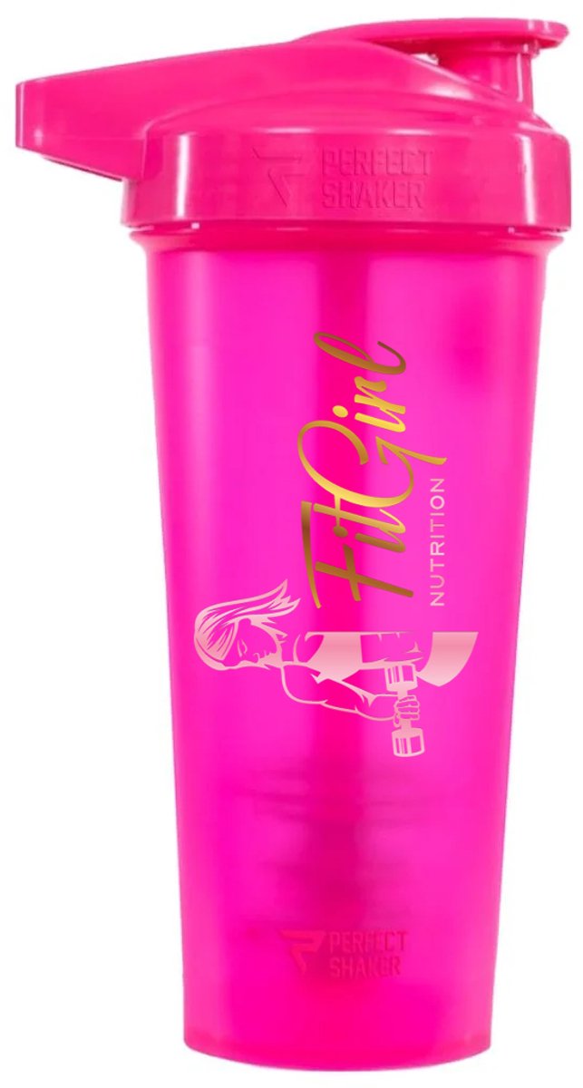FitGirl Neon Pink Shaker – 700ml | ActionRod Mixing Technology