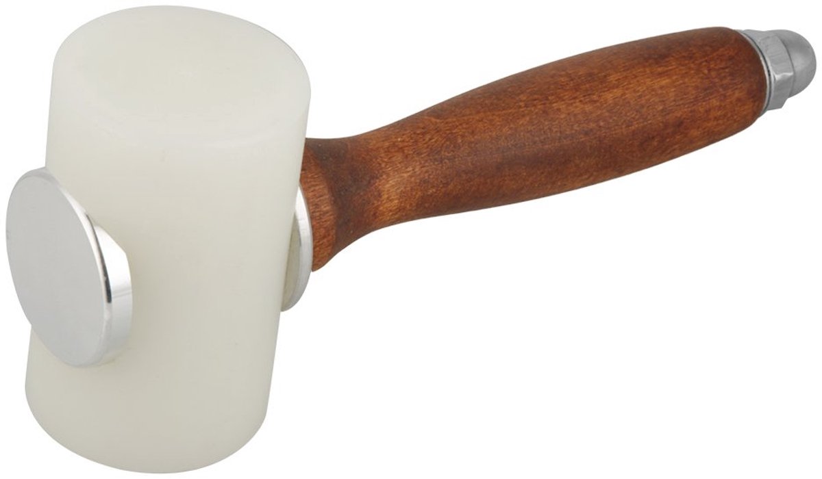 T-vormige Hamer 8 cm - Leerbewerking Gereedschap met Houten Handvat
