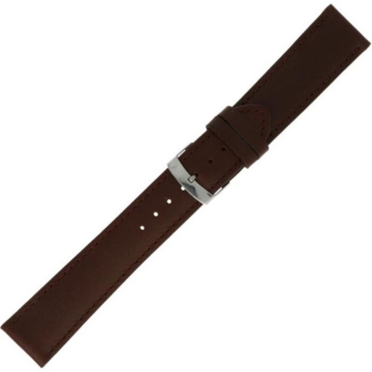 Morellato Horlogebandje - Morellato horlogeband U0969 Grafic - leer - Bruin - bandbreedte 22.00 mm