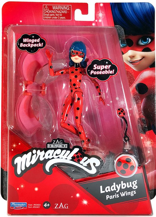 BANDAI Miraculous Ladybug - 12 cm minipoppetje: Ladybug Lucky Charms