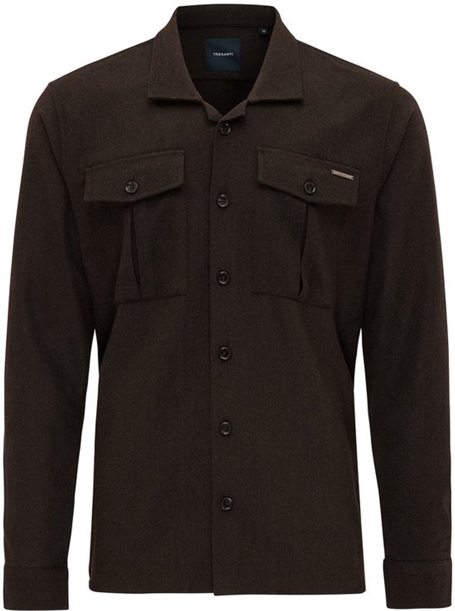 Tresanti DERMOT | Uni overshirt Dark brown (TRSHJE407 - 402)