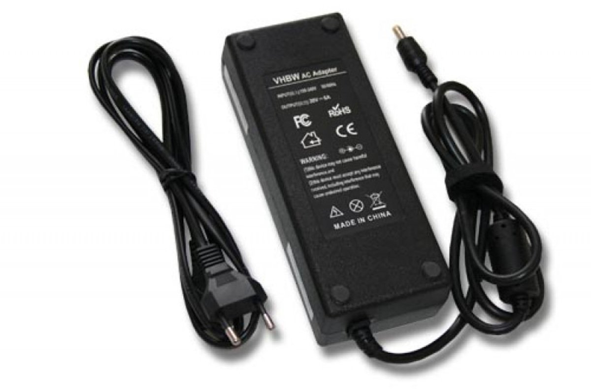 Notebook lader 20V / 6A / 120W - 5,5mm x 2,5mm voor o.a. Acer, Fujitsu Siemens, Gericom en HP
