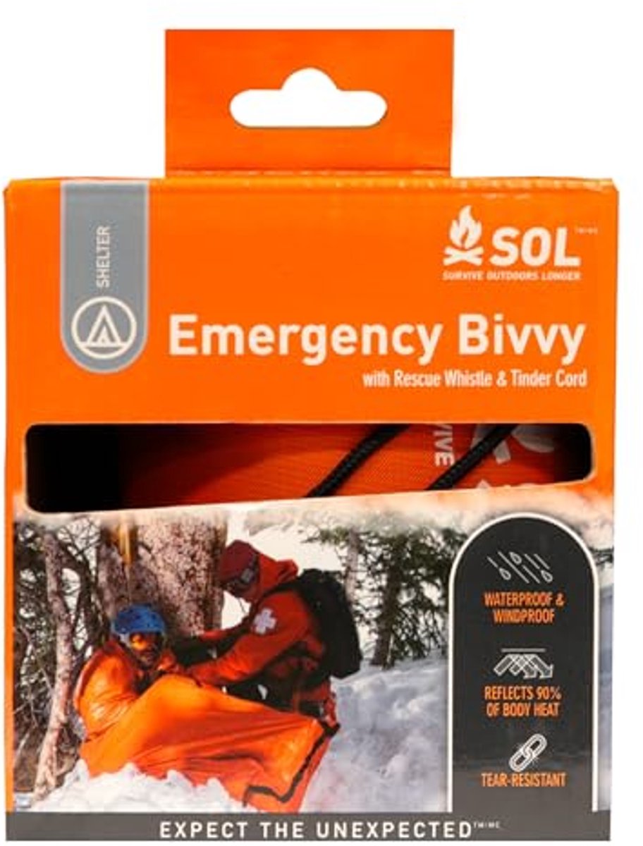 Notfall-Bivvy met 90% Warmtereflectie voor Overleven Buiten