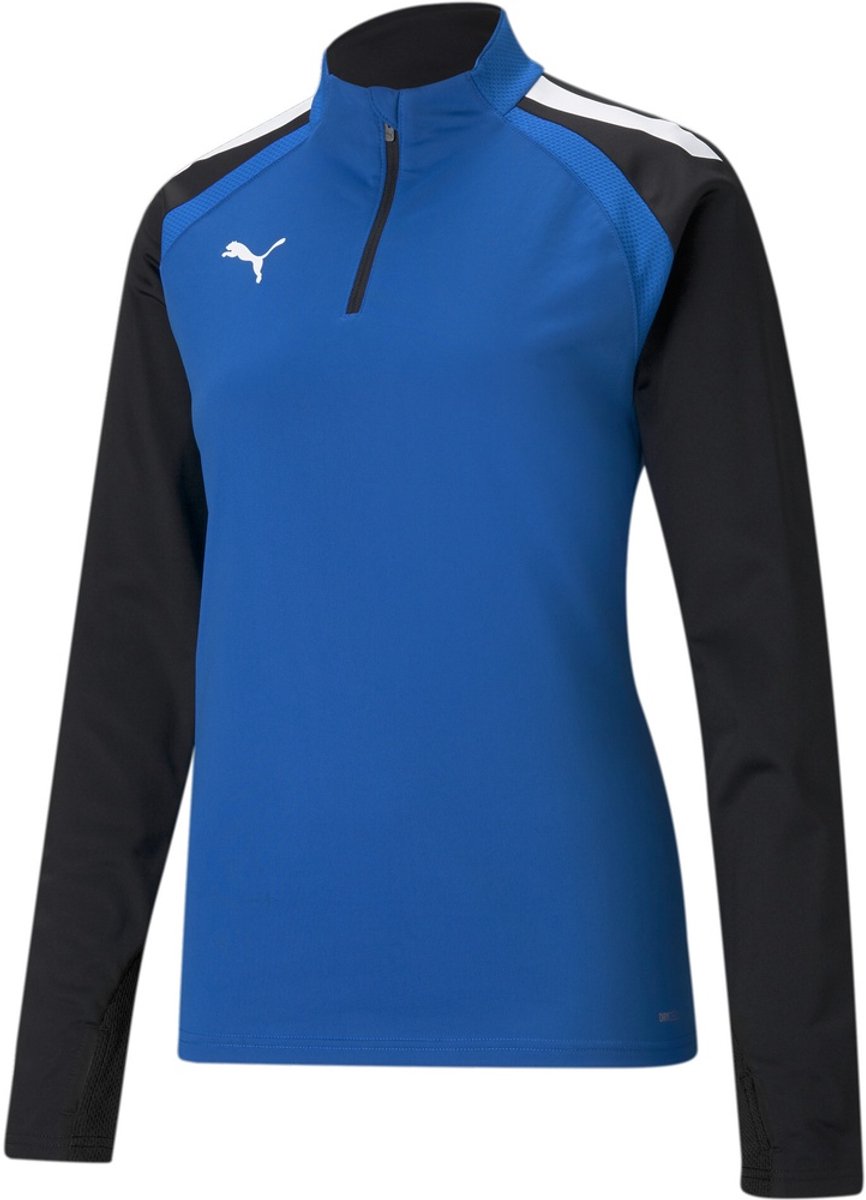 Puma Damen Trainingsjacke TeamLIGA 1/4 Zip Top W 657253 Electric Lemonade-Puma Zwart