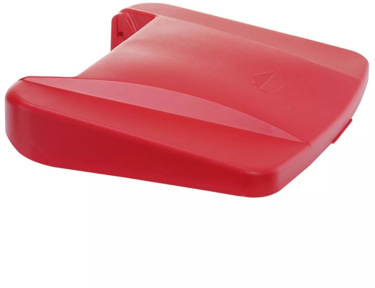 HENDI Afvalbakdeksel - polypropyleen (PP) - 50,5 x 41,5 cm - rood - voor afvalbak