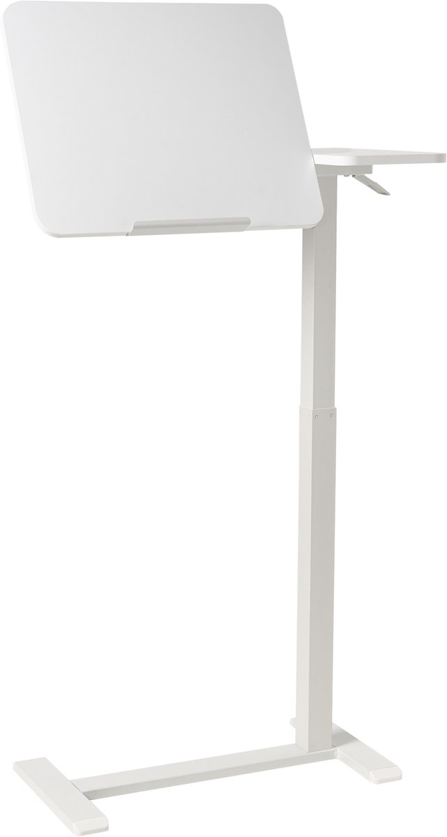 SCHOLA - Verstelbare laptoptafel - Wit - 70 x 40 - Vezelplaat
