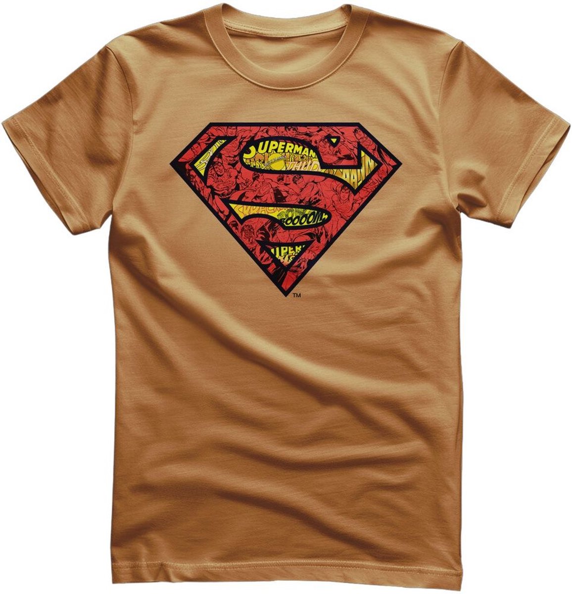 Superman Mash-Up Shield T-shirt WB-1-SUP020