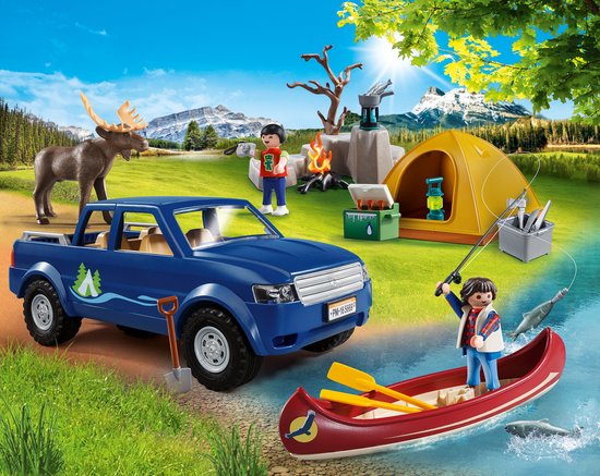 PLAYMOBIL TAPACUBO GRIS PICK UP CAMION REF 9502 6509 5665 5669 6111