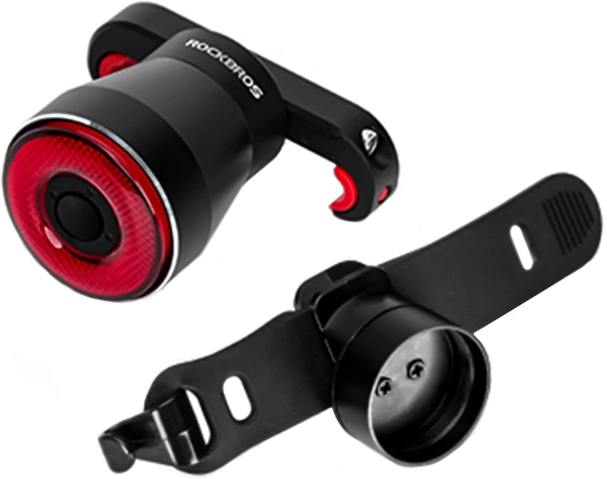USB Oplaadbaar LED Fiets Achterlicht - Waterdicht, Slim Remlicht met 4 Verlichtingsmodi en Eenvoudige Montage