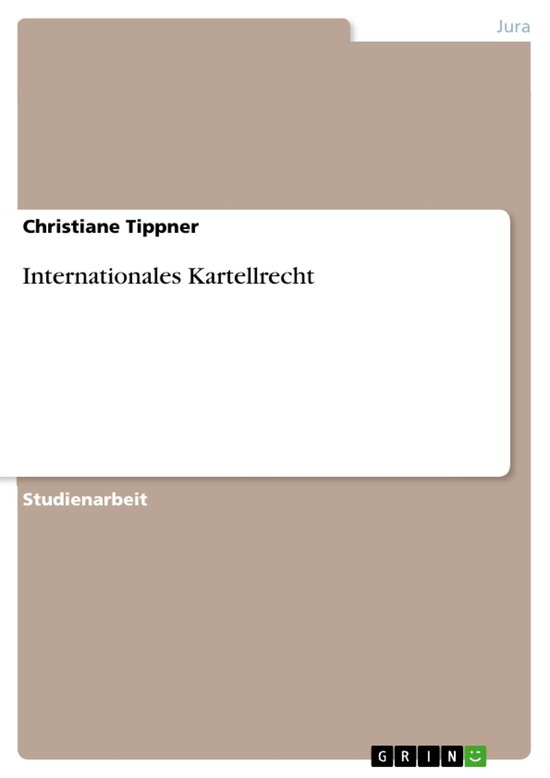 Internationales Kartellrecht - cover