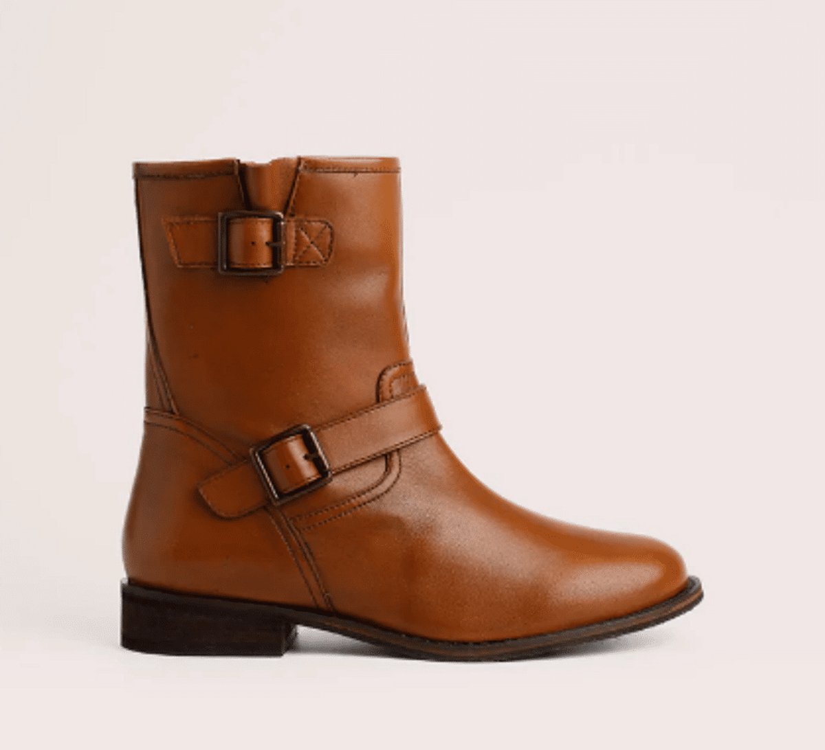 5pm Dames Enkellaars | Cognac | Maat: 40