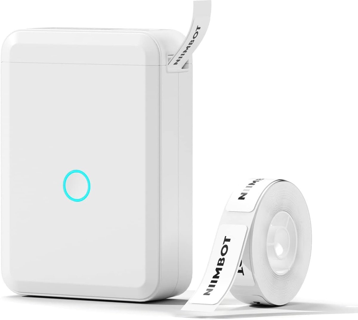 Draagbare Label Printer Wit met Bluetooth Verbinding