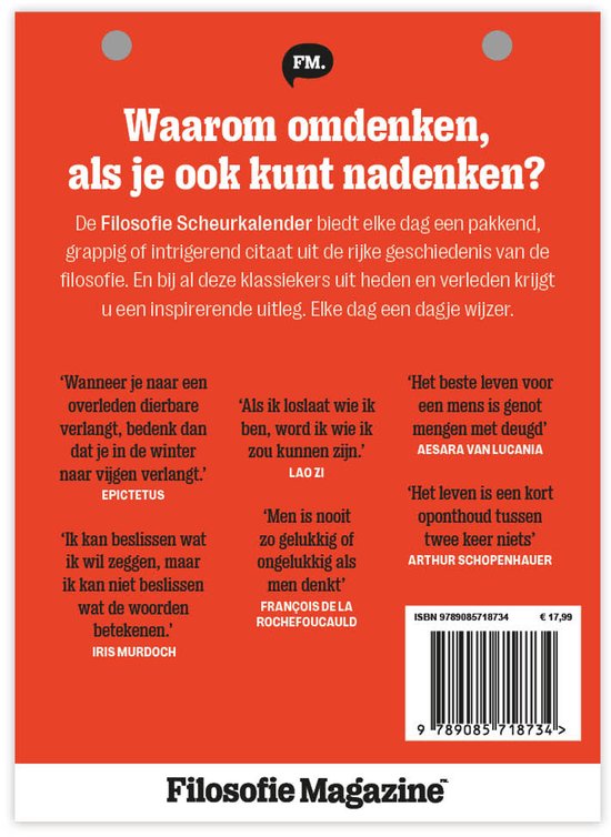 Filosofie Scheurkalender - 2026