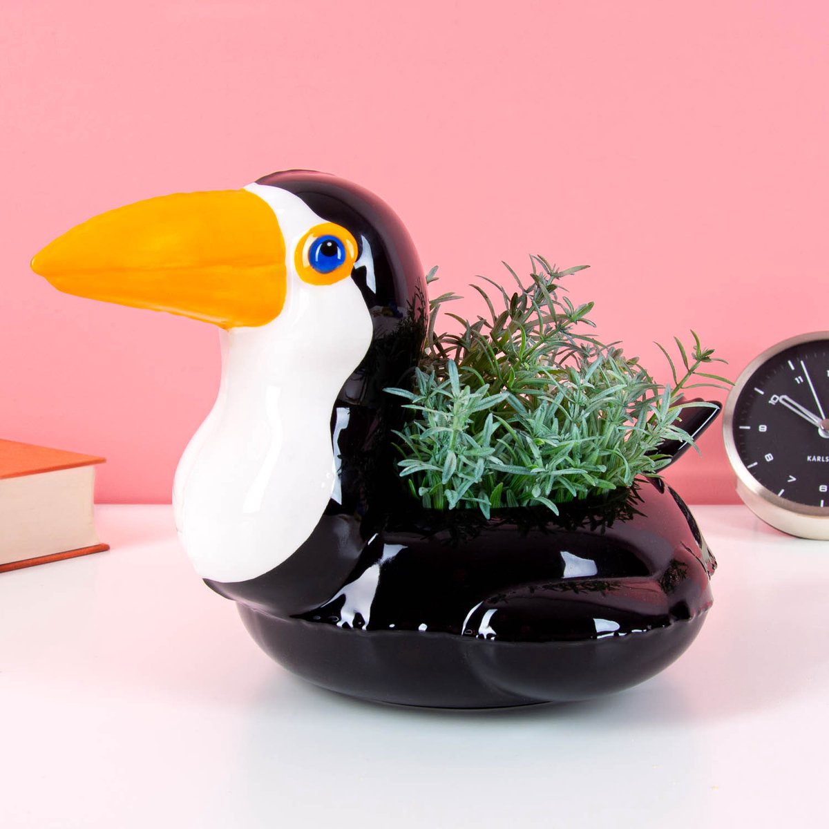 Bitten - Floaty Toucan Pot - bloempot - snackschaal