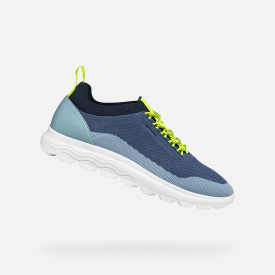 Geox U SPHERICA VS EC4 - Sneaker low - white light grey/weiß