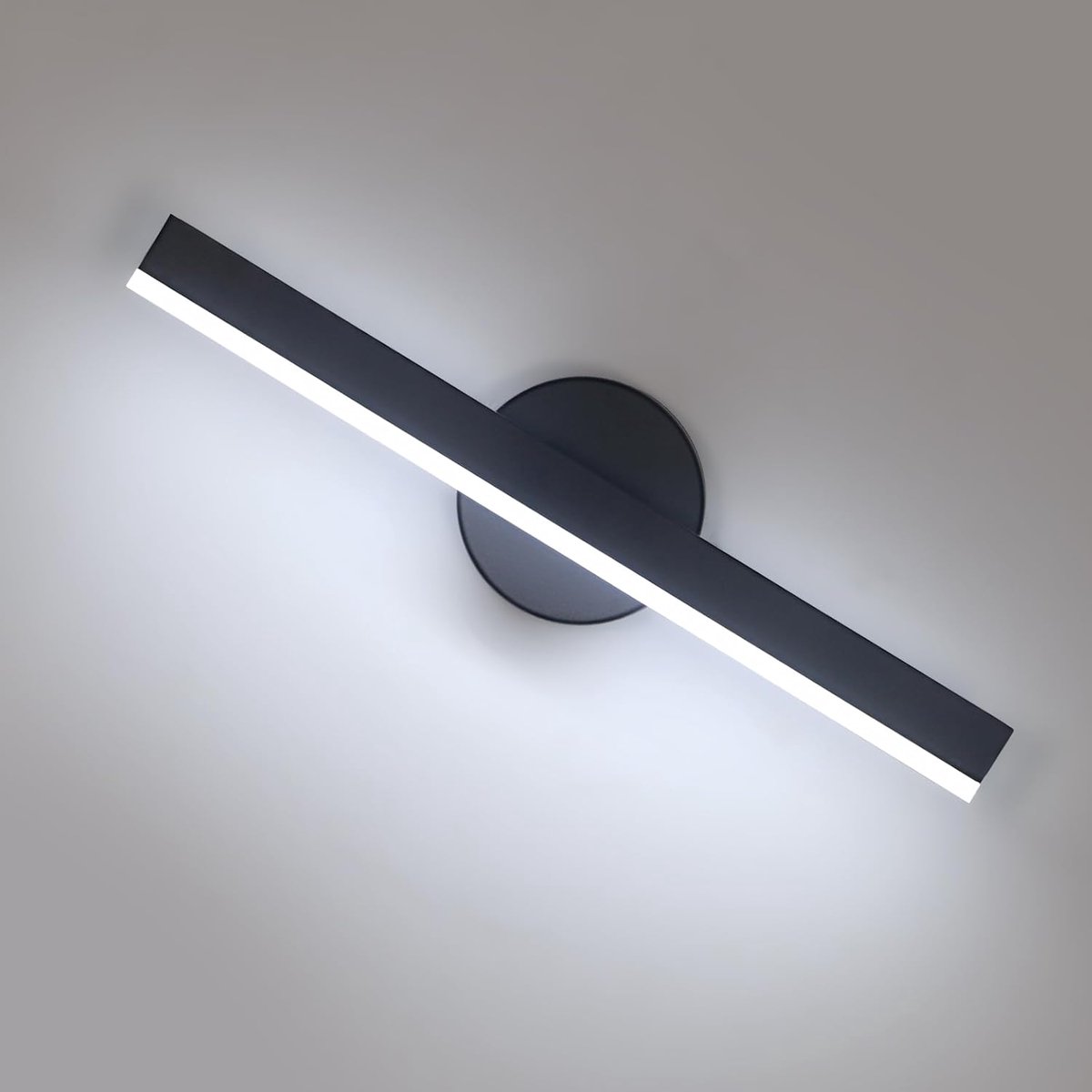 Draaibare LED Wandlamp voor Binnen - 12W Koud Wit Licht - Voor Badkamer, Woonkamer en Slaapkamer