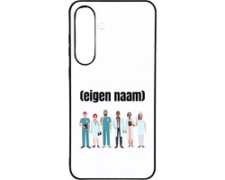 Hacebo® - doktoren team met eigen naam telefoonhoesje - Dokter - iemand die dokter is - telefoonhoesjes - ziekenhuis - zuster - verjaardag - cadeau - kado - hoesje geschikt voor Samsung Galaxy S25 Plus