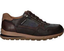 Mephisto - BRADLEY - Vrije tijdsschoenenHeren veterschoenHeren sneakersCasual - Kleur: Bruin - Maat: 43