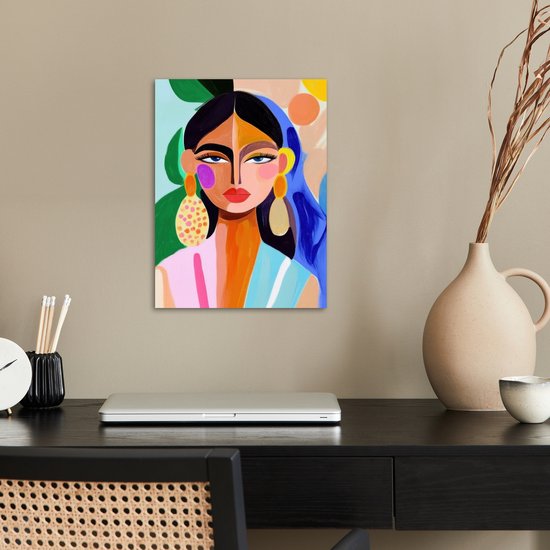 Affiche 30x40 cm - Portrait - Femme - Moderne - Posters - Décoration chambre - Décoration murale salon - Décoration murale chambre