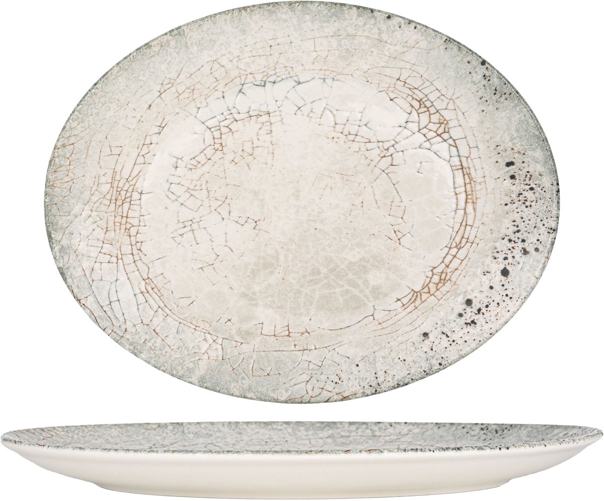 Rinart Serveerschaal - Sedir - Porselein - 36 cm - set van 2