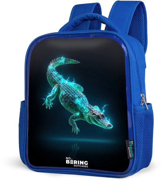 mybagstory - Rugzak - Bluey - Blauw - Kind - School - Kleuterschool - Kinderkamer - Basisschool - Schooltas Jongen - Maat 29 cm - Verstelbare bandjes - Cadeau-idee, Blauw, Eén maat, Blauw, Eén maat