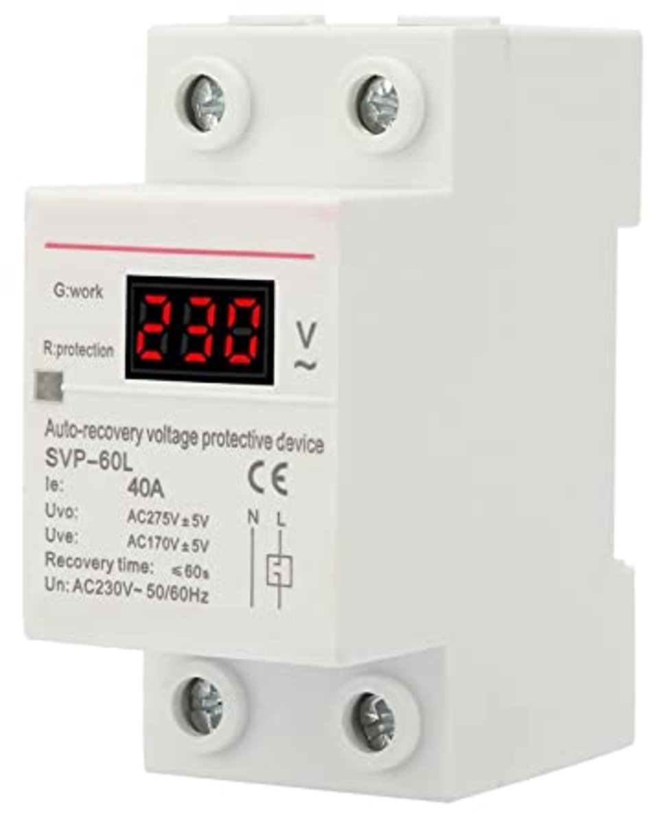 40A Spanningsstabilisator met Automatische Herstelbeveiliging en Overspanningsbeveiliging