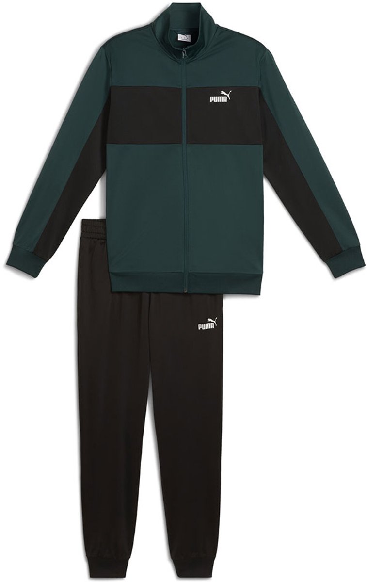 Puma Poly Colorblock Trainingspak Man Groen