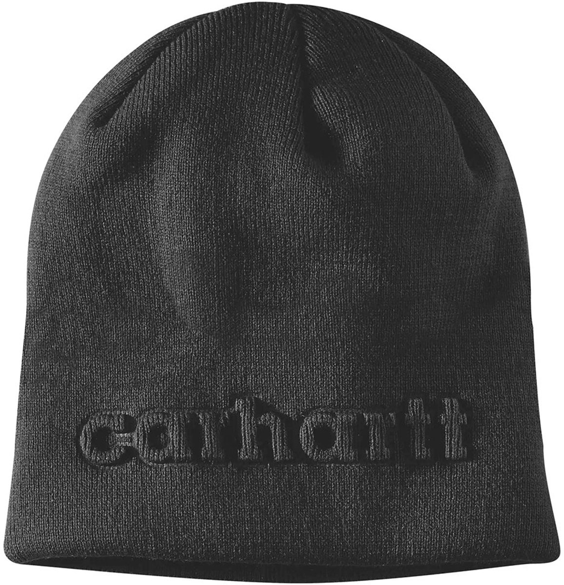 Carhartt Knit Embossed Beanie 107002 Zwart