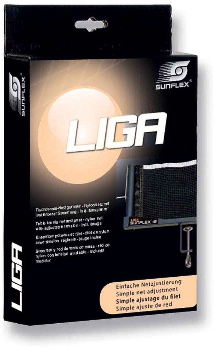 Sunflex Liga Tafeltennisnet Zwart