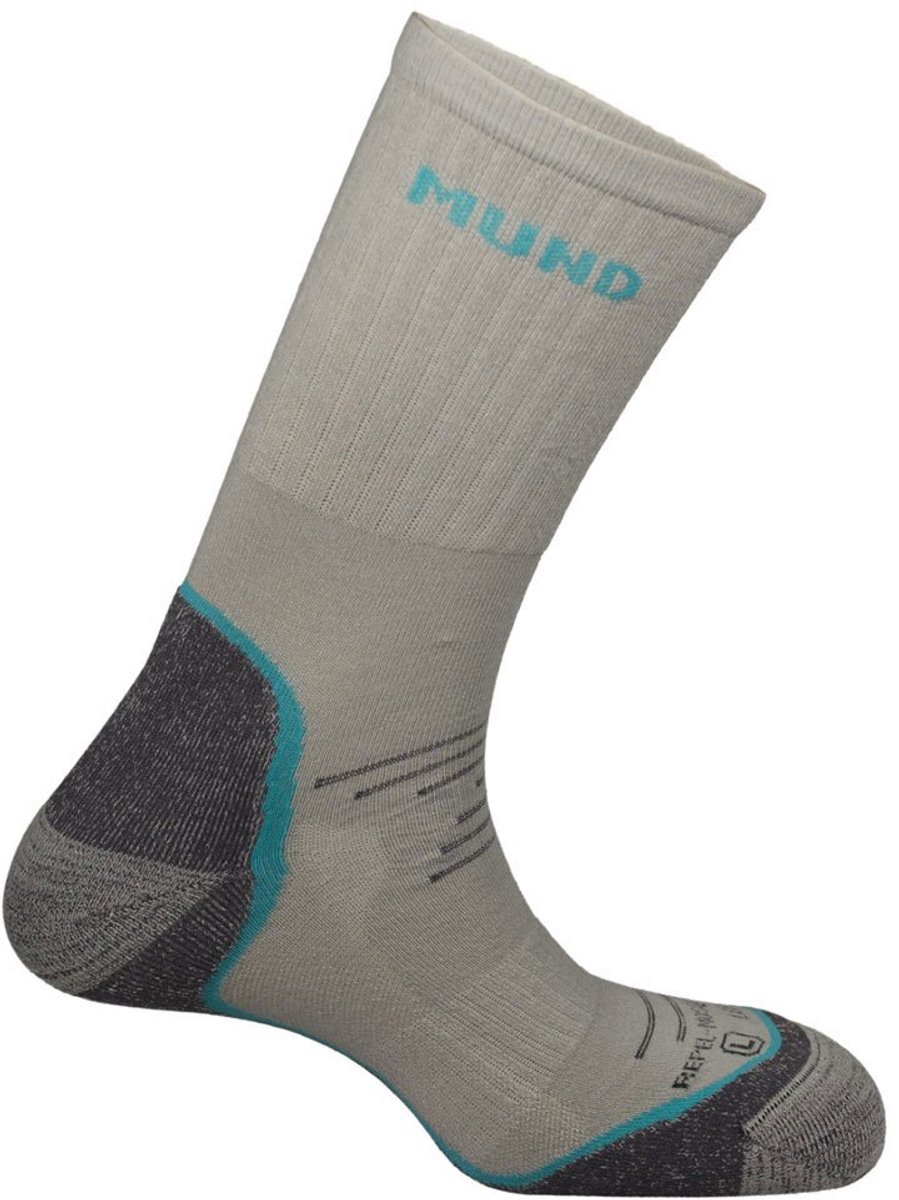 Mund Socks Bornero Jungle Sokken Vrouw Grijs