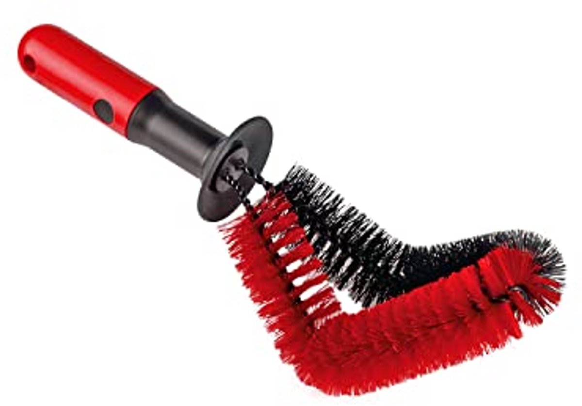Ergonomische Gebogen Velgenborstel - 28 cm voor Effectieve Velgenreiniging