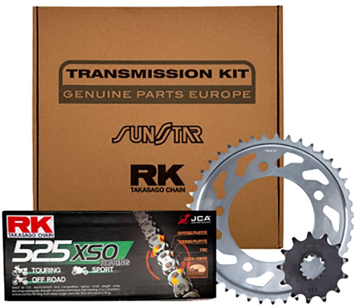 Rk Kcho0038-xsoz1 530sunstar Transmissieset Zilver 17t / 44t