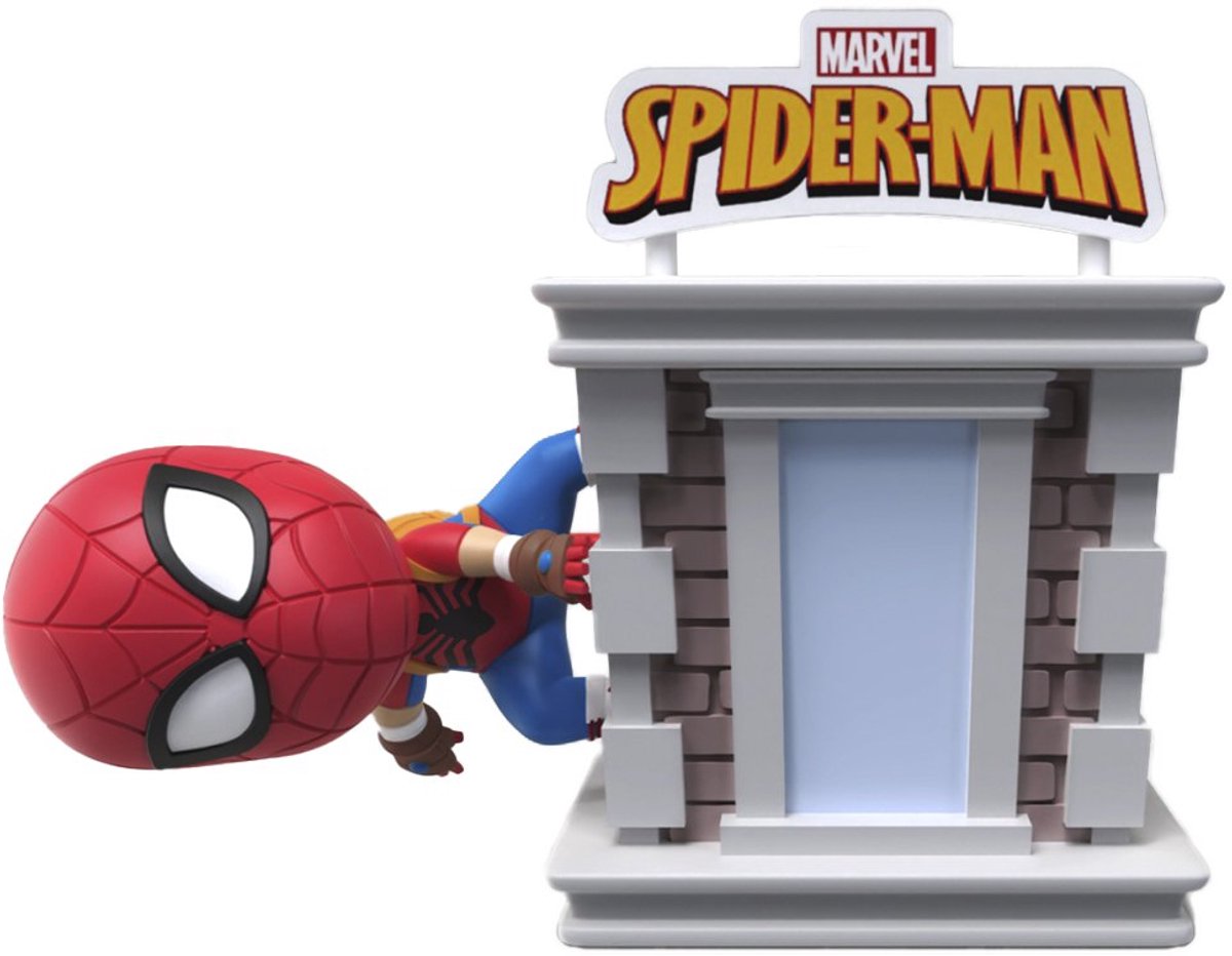 Marvel Mini Egg Attack-figuur Uit De 60e Verjaardagsserie Van Spider-man Spider-clan Goud Kinderen
