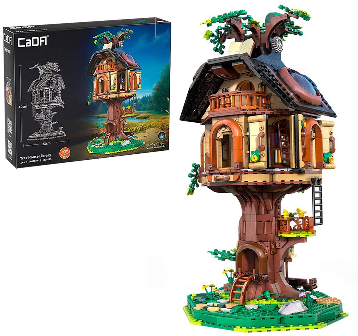 CaDA C66013W - Tree House Library - by Nicolas Carlier